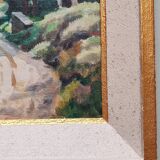 Peinture à l'huile d'André Boursier - Mougenot