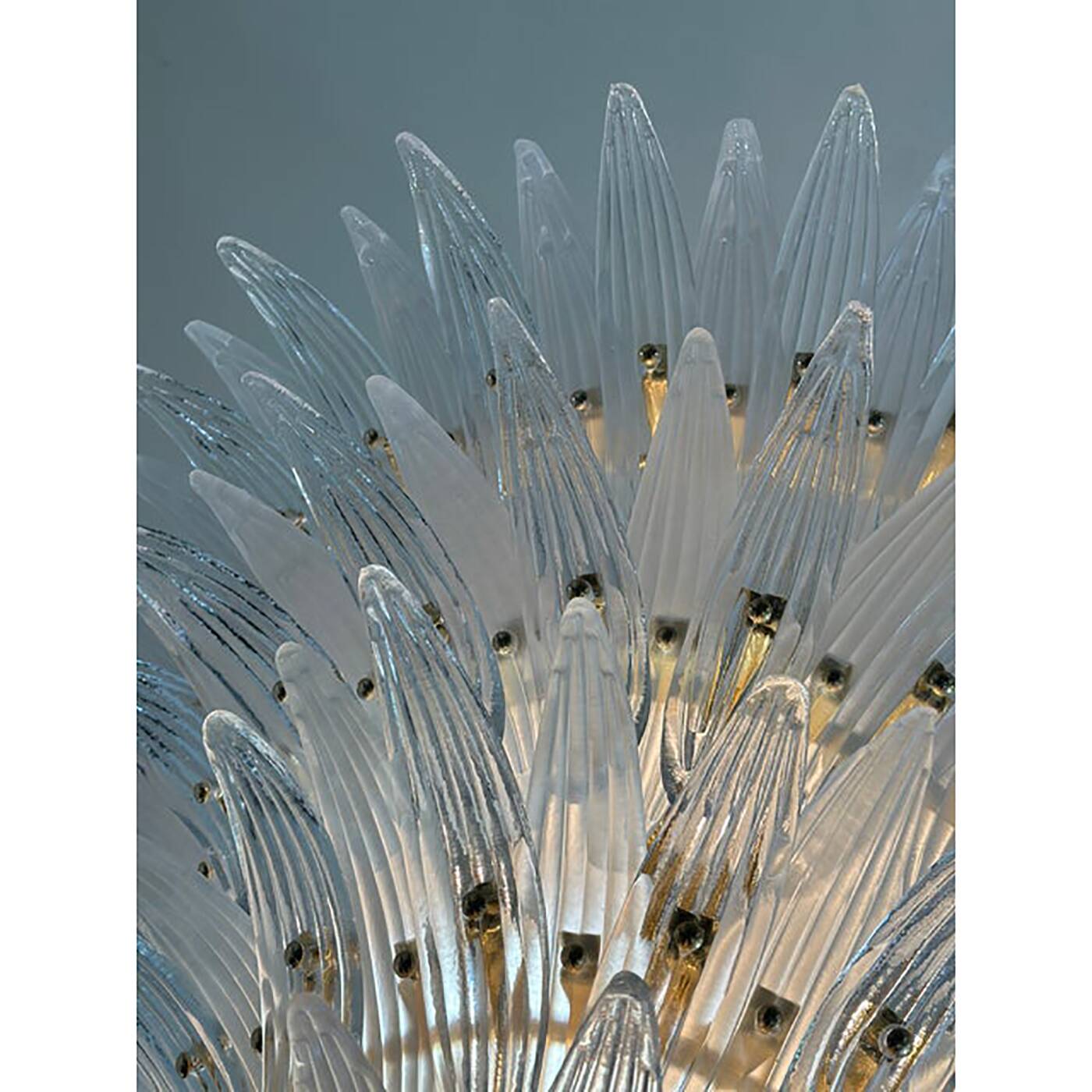 Sputnik Glass "Palm" Candlestick