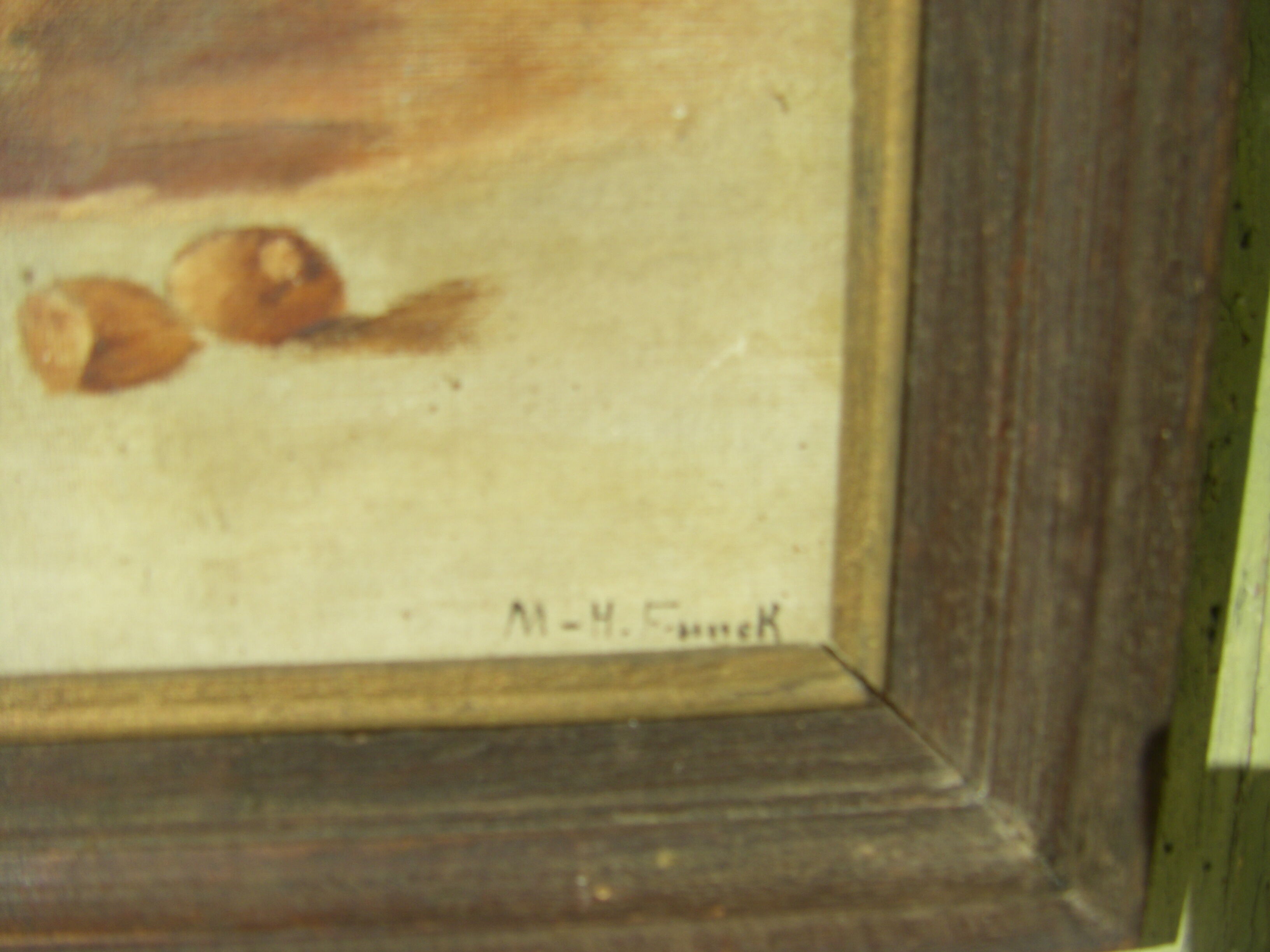 Oil painting still life