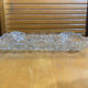 Vintage vallerysthal crystal moulded cut pocket ashtray #