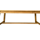 Solid oak dining table