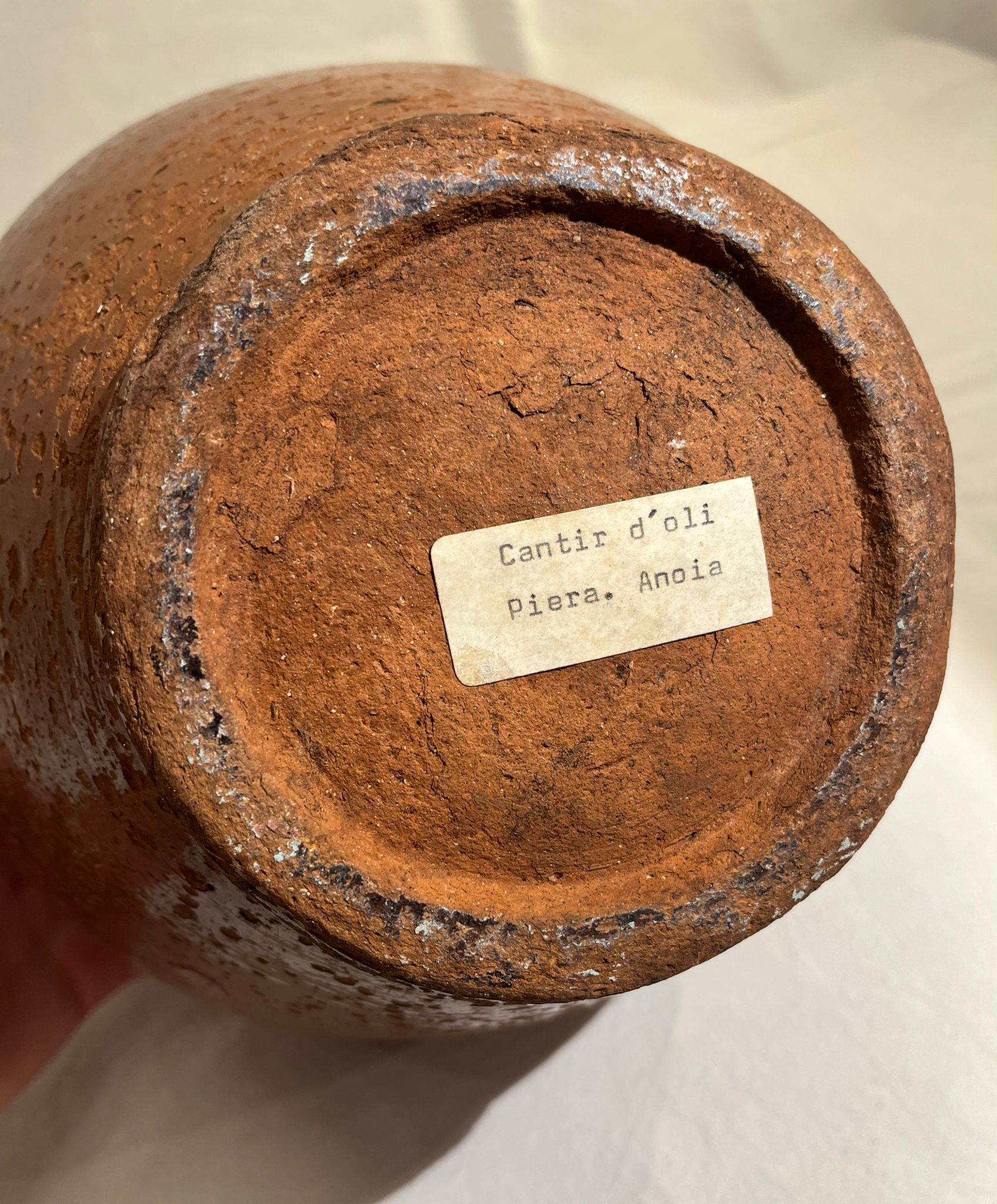 19th century oil jug