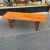 Scandinavian coffee table in solid teak 1970