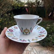 Vintage tea service from the 70s – Schirnding Bavaria – 2 cups + plates
