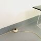 Vintage Italian square illuminated coffee table in glass and plexiglass