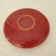 Ceramic empty pocket / bowl with prehistoric Lascaux decor Signed Paule