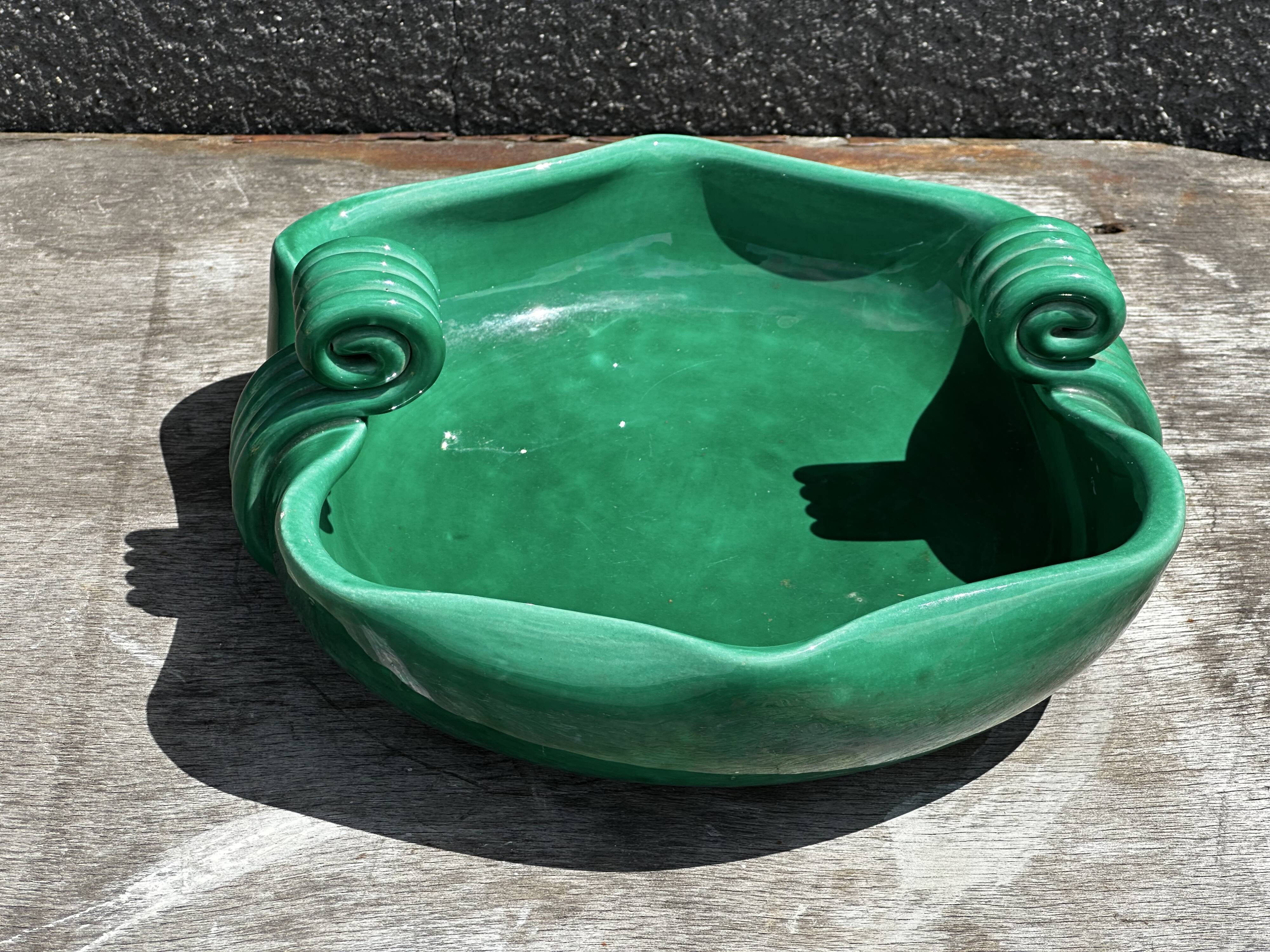 Art Deco 1930s Vallauris Ceramic Empty Pocket Cup