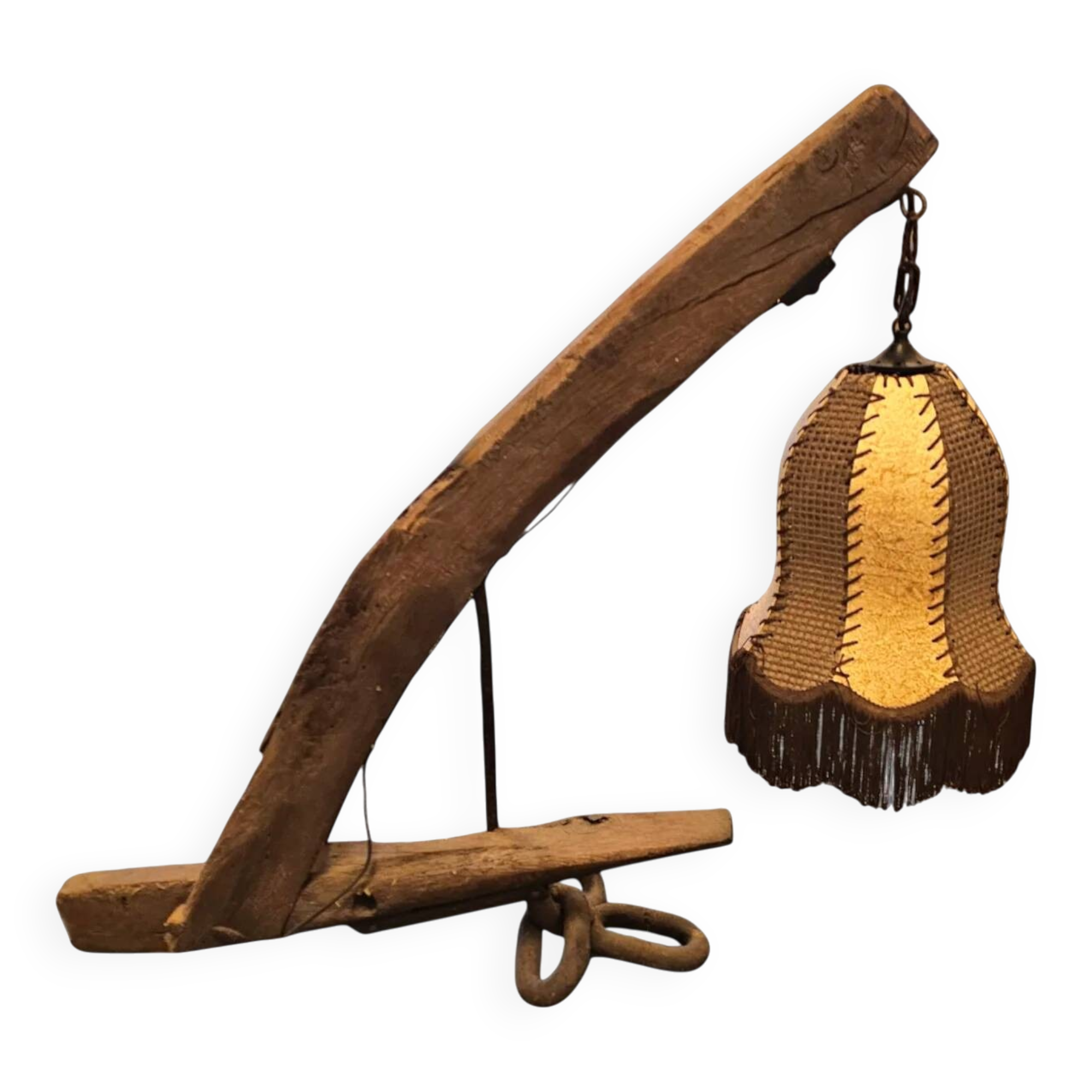 Farmhouse / agricultural tools / floorlamp 1960s