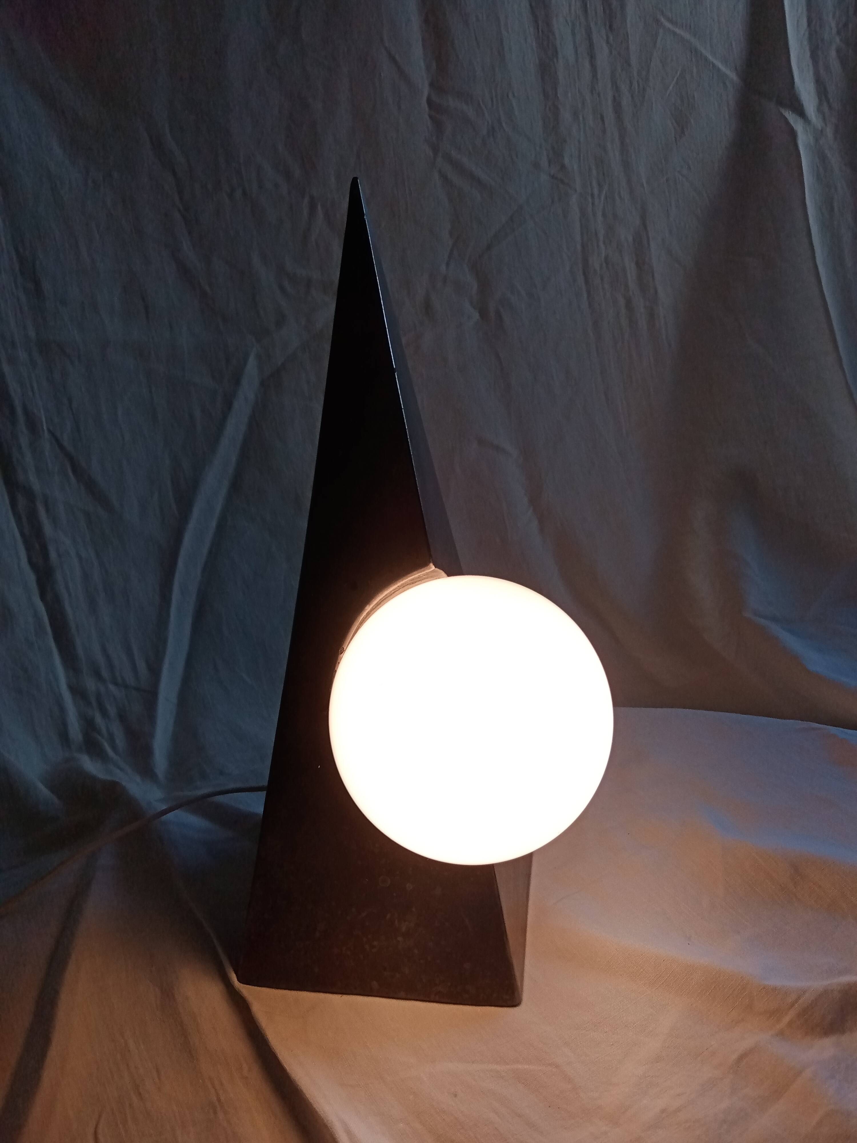 Pyramid design lamp Circa 1981/1987 Ettore Sottsass