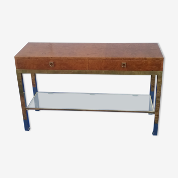 Console vintage Guy Lefèvre édition maison Jansen