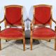 Pair of Cherry Wood Armchairs, Louis Philippe Period – 1st Part 19th
