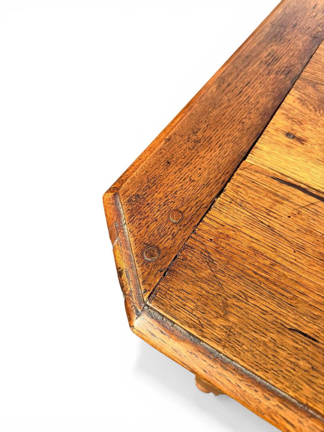 Louis XIV writing table/desk, light oak, 18th century.