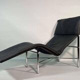 "Lounge Chair model 'Skye' Tjord Björklund for Ikea (1985, black leather)"