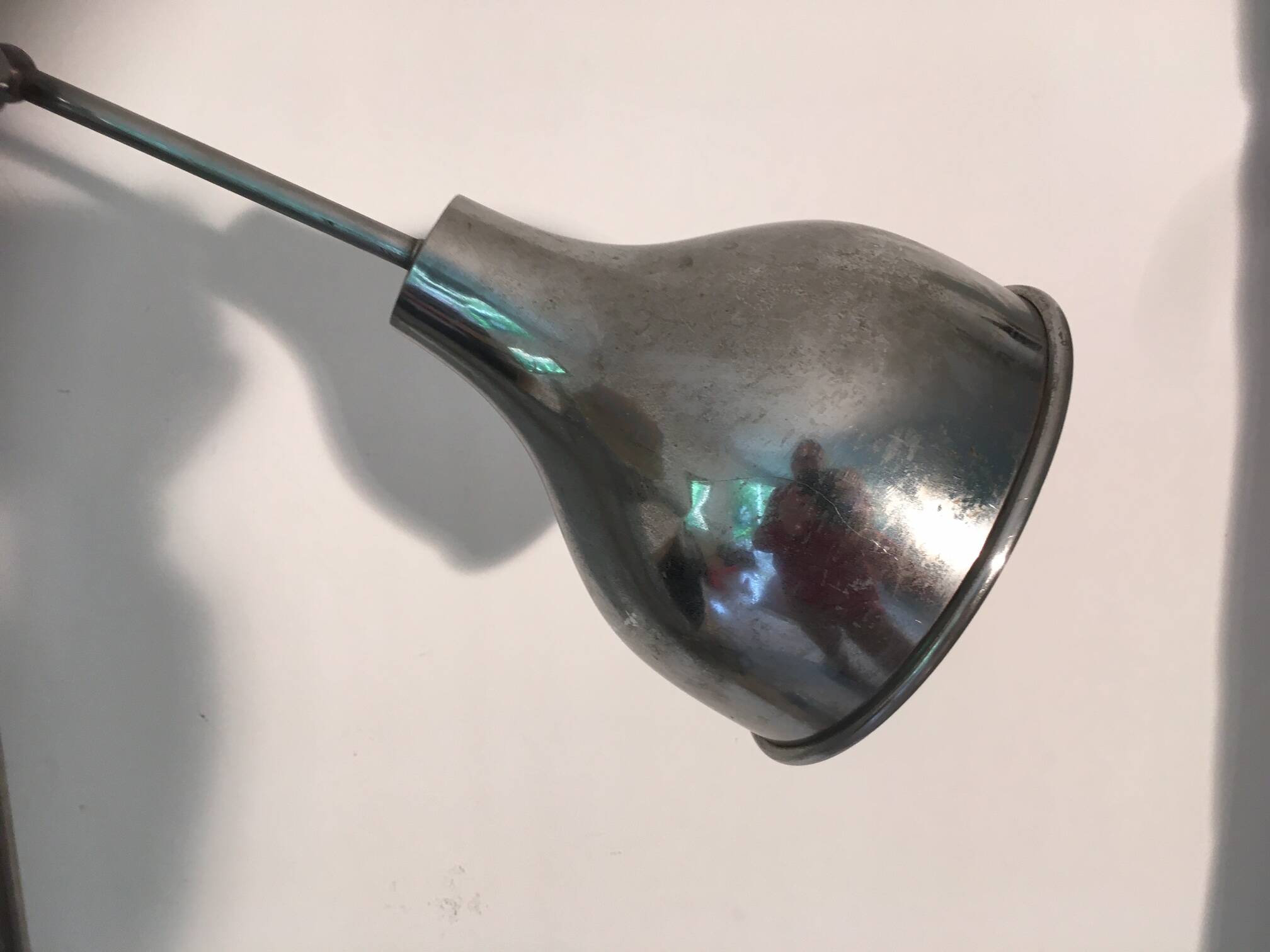 70s metal floor lamp