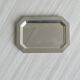 Set of 6 small silver-plated trays