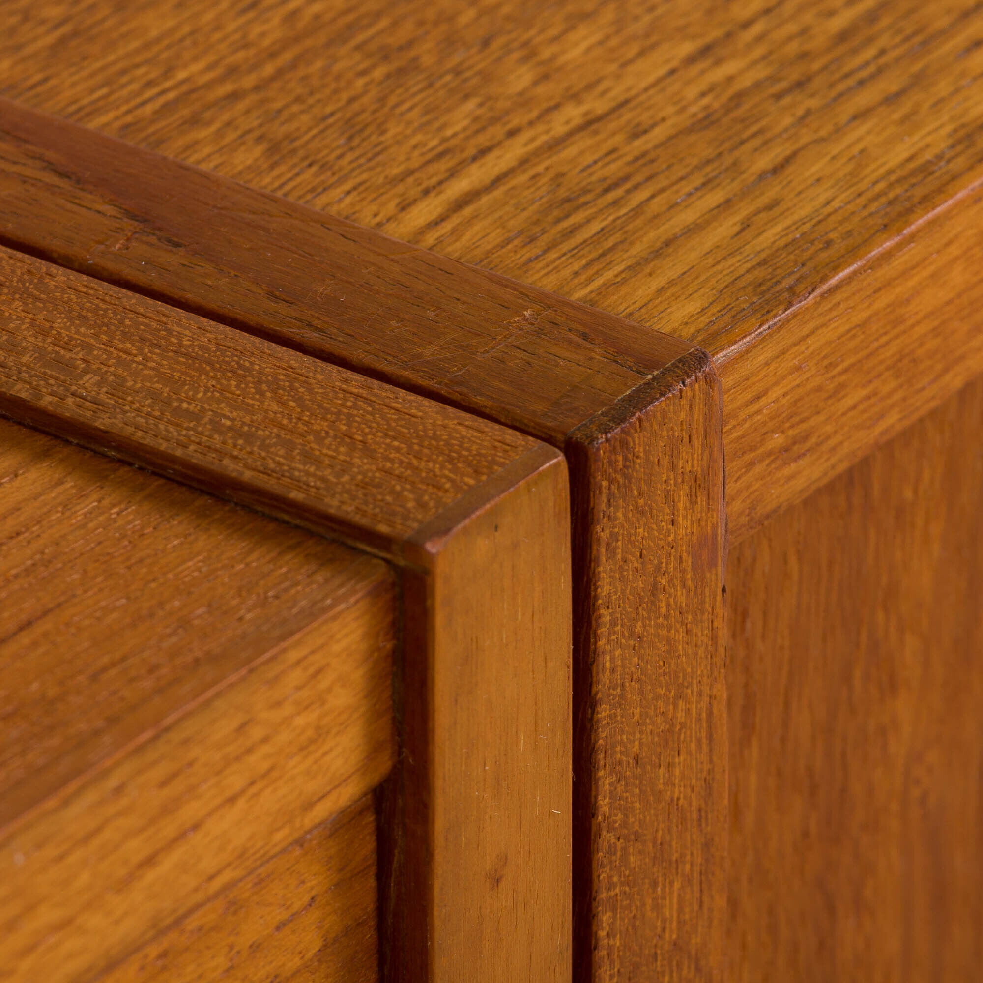 Vintage danish modular teak bookcase 1970s