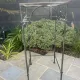 Stands / Nesting tables in patinated wrought iron with antique glass Olivier CORRO
