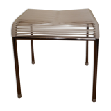 Metal and scoubidou stool