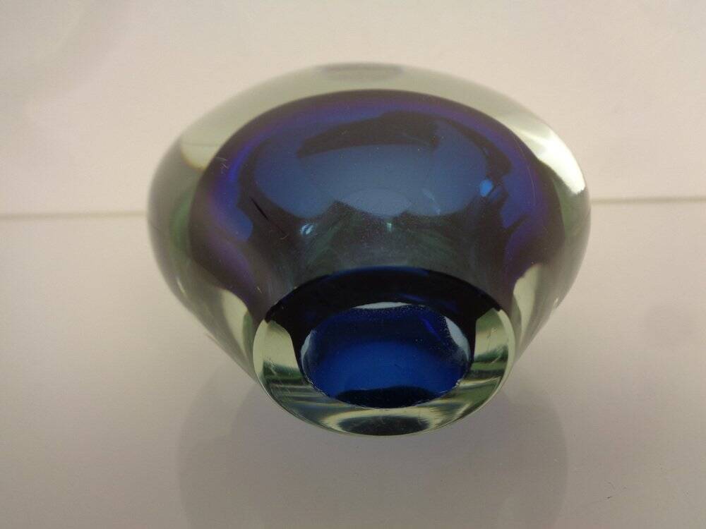 Murano Sommerso Glass Vase, Italy, 1960s