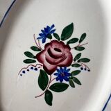 Plat peint à la main, Sarreguemines Digoin