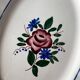 Hand painted dish, Sarreguemines Digoin