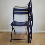 Pair of Italian folding chairs