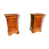 Solid cherry bedside tables