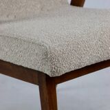 Armchair chair 300-123, design by M. Puchała beige boucle