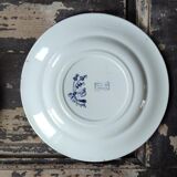 Set of four flat plates in iron earth