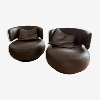 Curl Roche and Bobois chairs