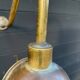 2 industrial wall sconces in brass - Denmark 1970s-80s