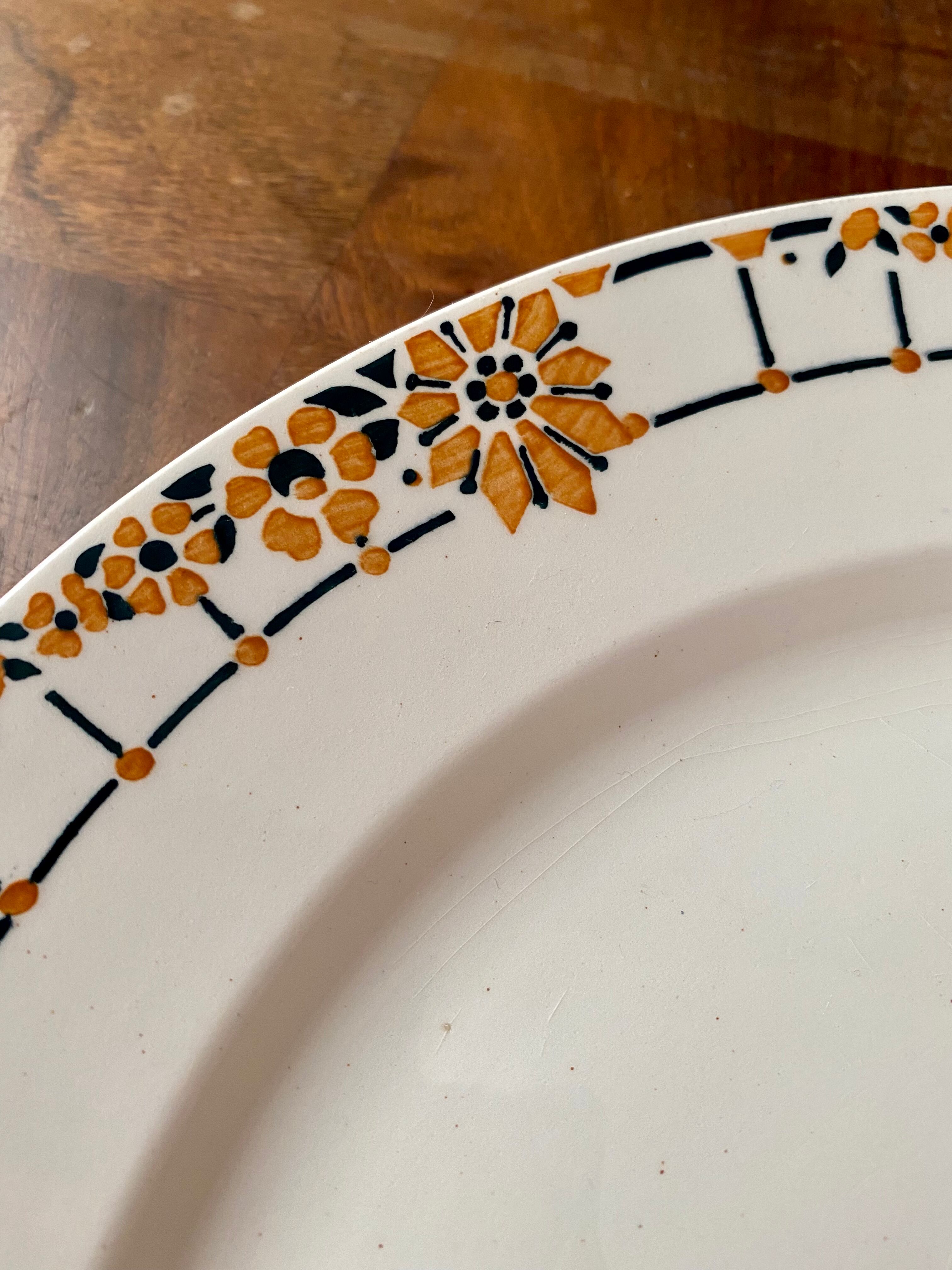 Old ceranord dish Saint Amand