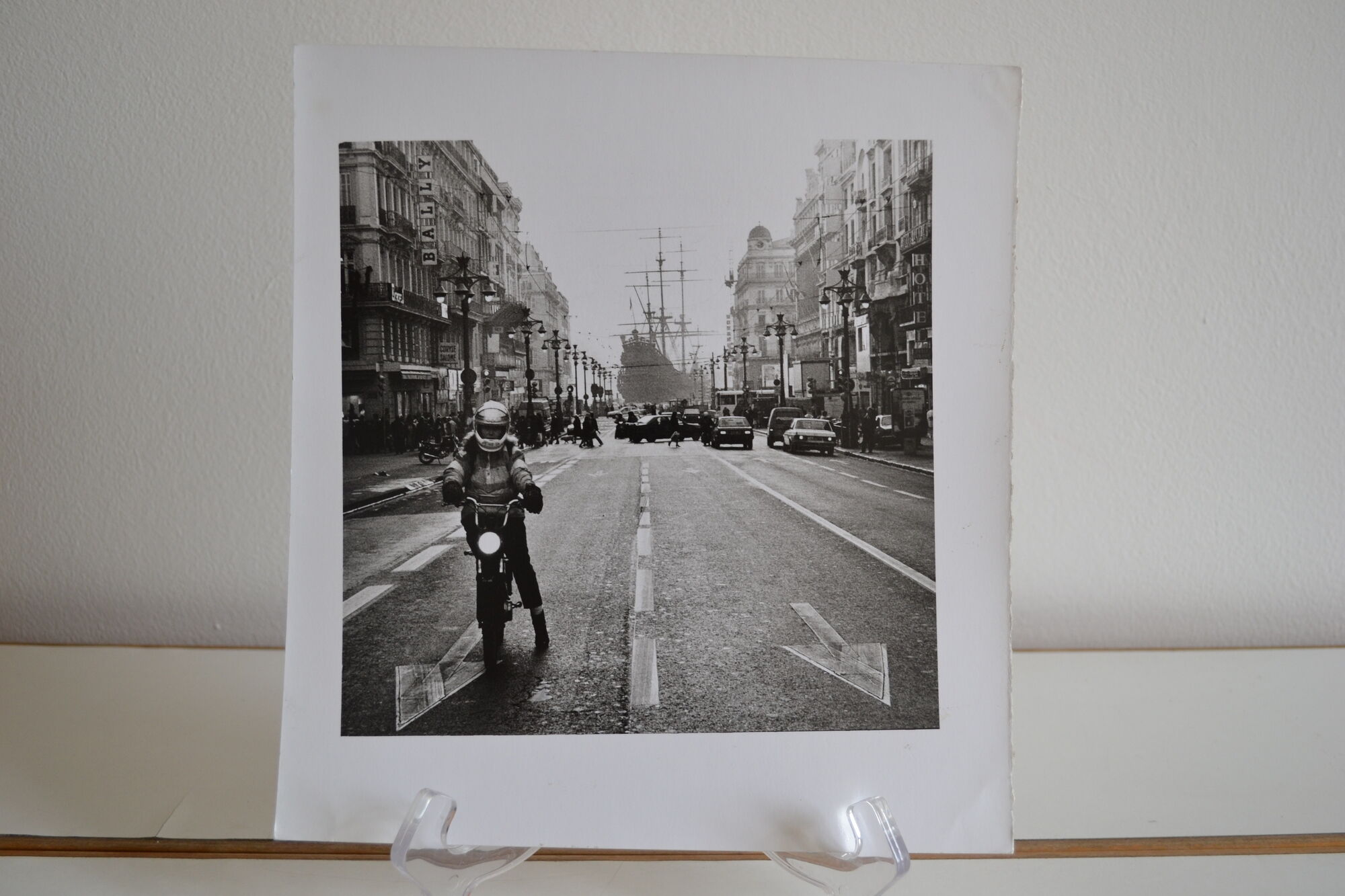 Anonymous silver photo marseille la canebiere and the old port circa 1970