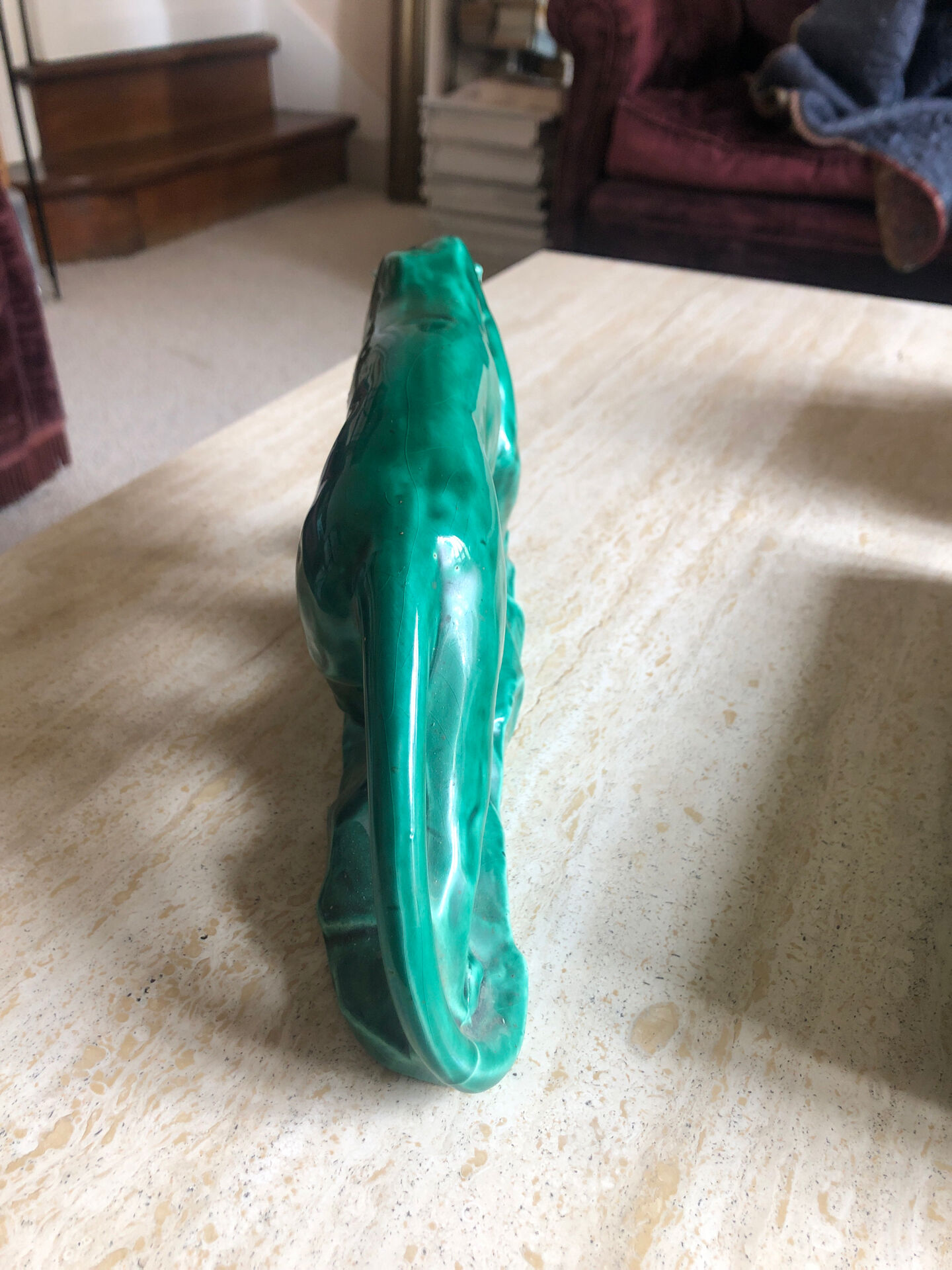 Art Deco panther sculpture
