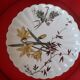 4 Hancock Wildflowers Crenellated Rim Plates