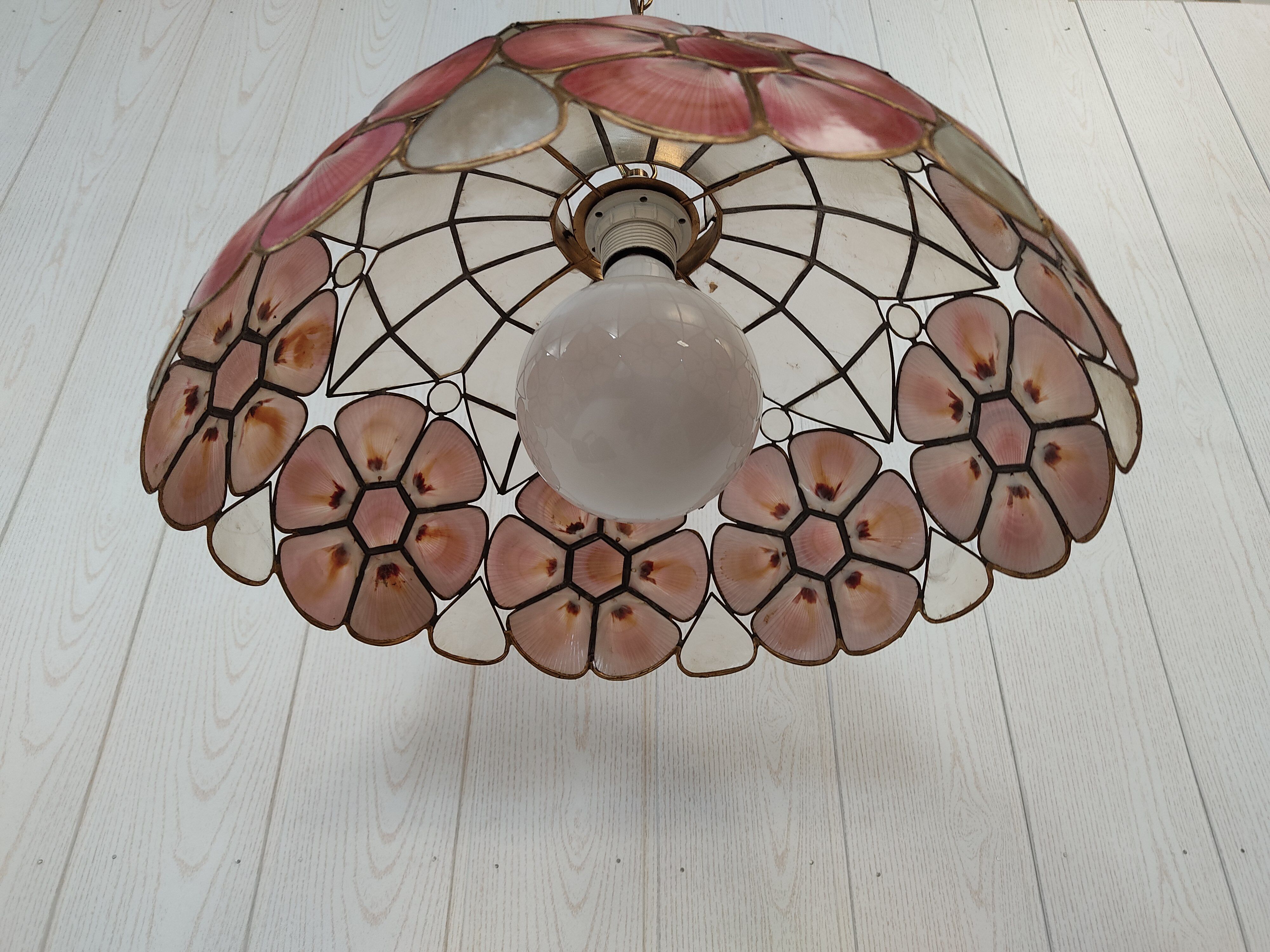 Vintage mother-of-pearl chandelier