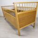 Vintage rattan child bed