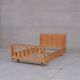 Guillerme et Chambron French Mid-Century Oak Single Bed