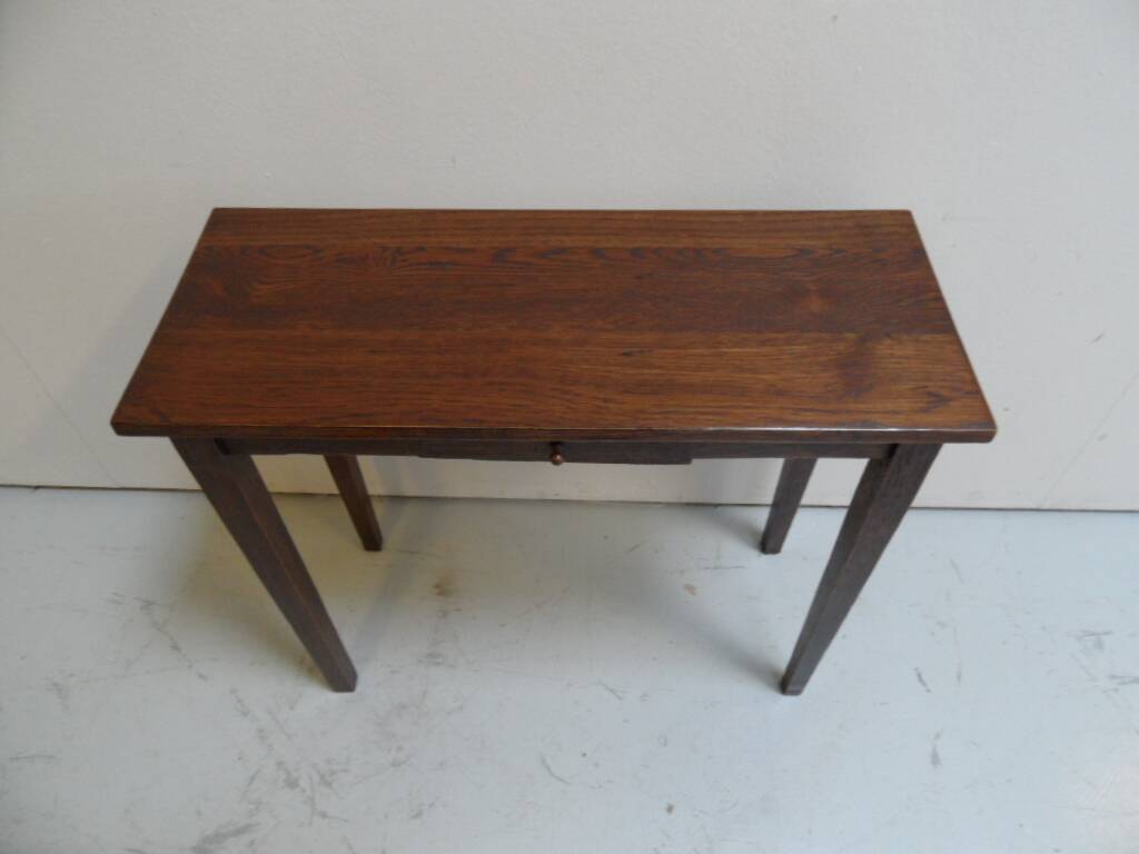 Antique oak sidetable