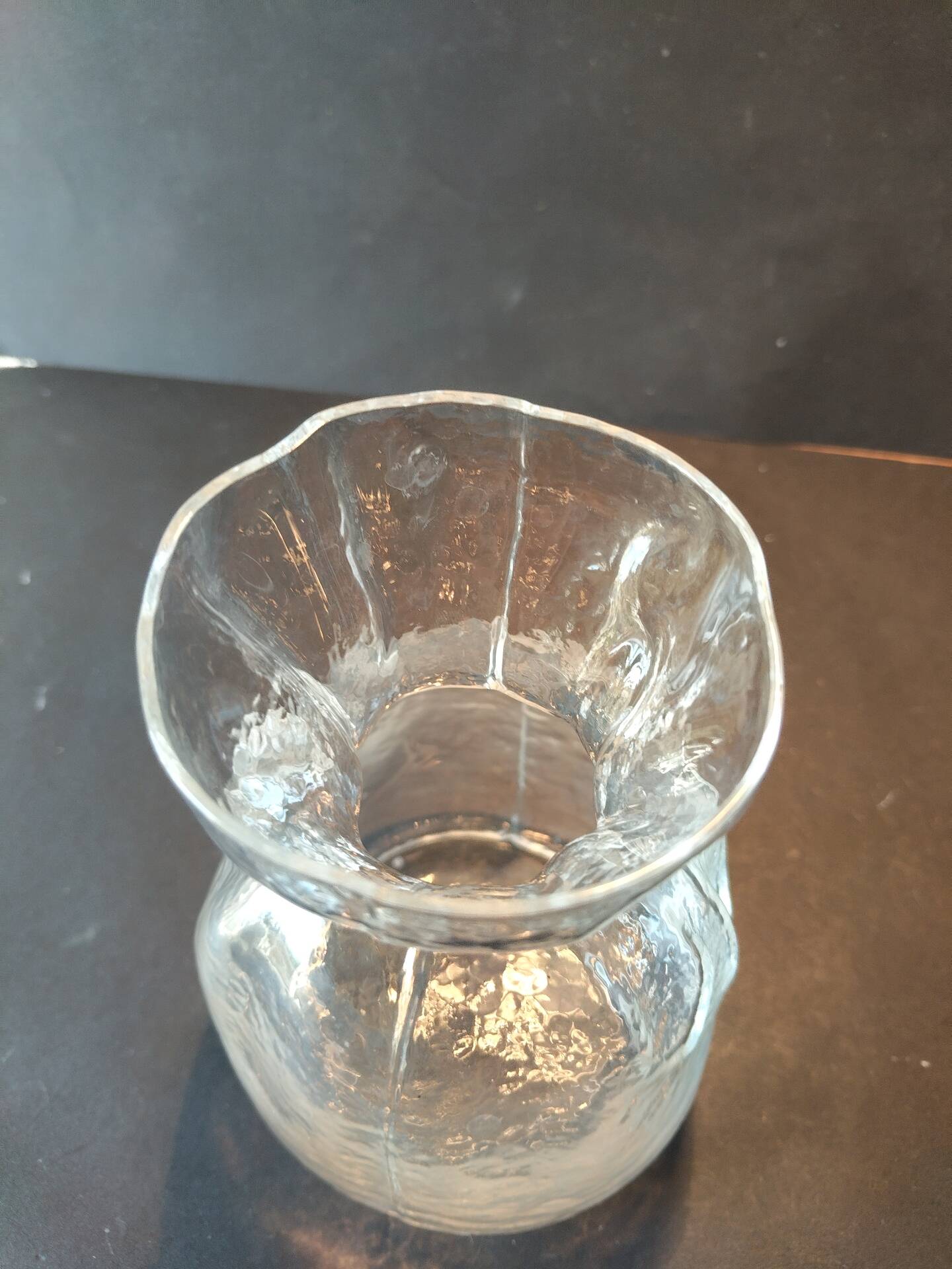 Blomknyte glass vase by Rune Strand for SEA Sweden, 1970s
