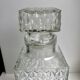 70s glass whisky decanter