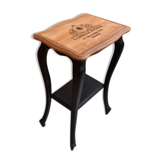 Black side table