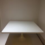 Coffee table tulip feet Stamp Nurieux, France, year 1970