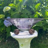 Art Deco bowl on silver foot