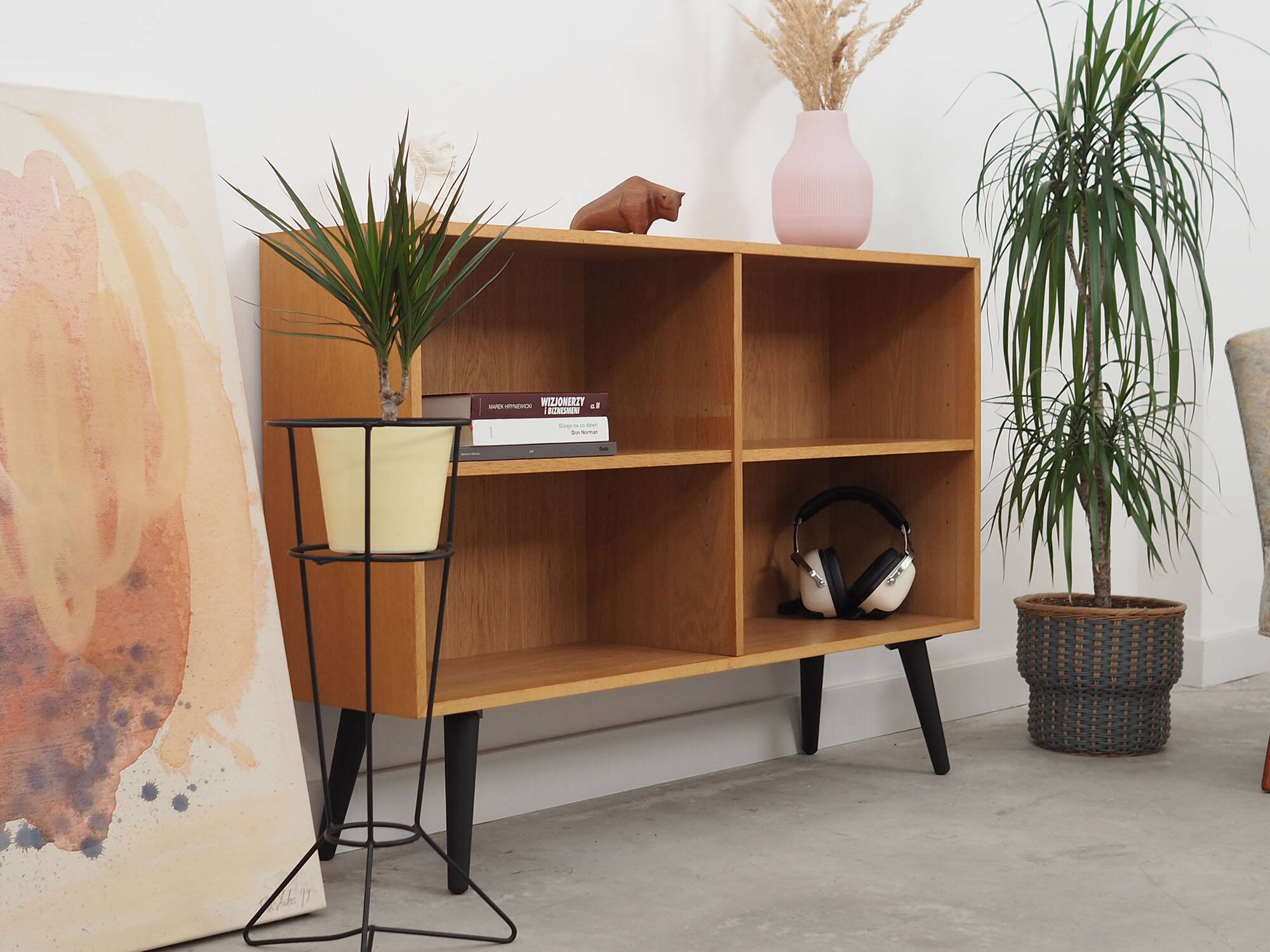 Ashen bookcase, Danish design, 1970s, production: Denmark