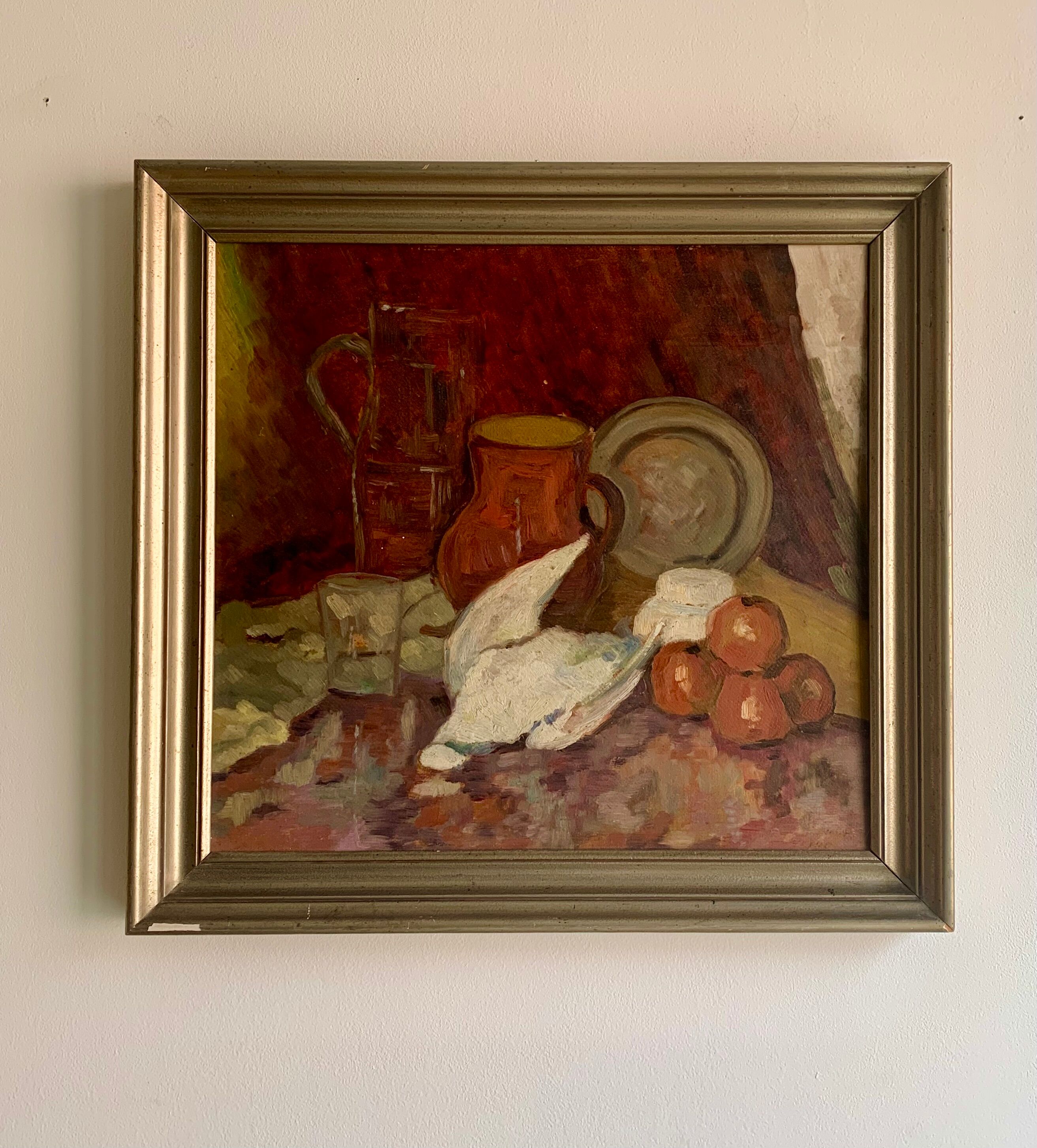 Still life Oil painting, 1950s