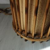 Vintage bamboo and rattan suspension