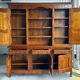 Buffet, rustic sideboard in solid cherry wood, 20th century