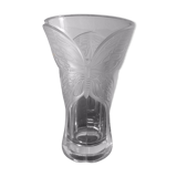 Crystal butterfly vase D Arques