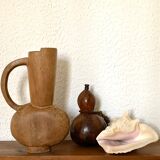 Wooden cove vase, 1960s